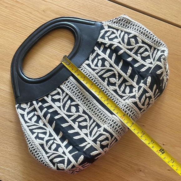 Talbots Round Handle Canvas Purse - Picture 8 of 10